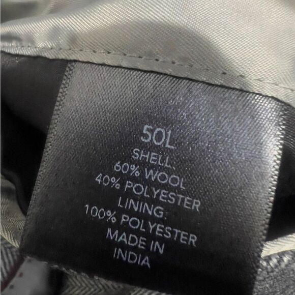 Saddlebred mens blazer 50L gray wool blend business casual office career - Picture 6 of 6